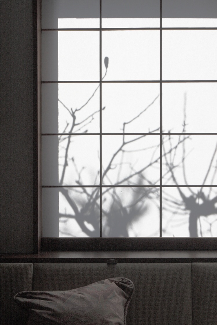 Paper slinding blind   Paper slinding blind